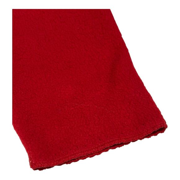 Vintage Basic Editions Red L Fleece Embroidered Snowflakes Christmas Sweater - Picture 4 of 14